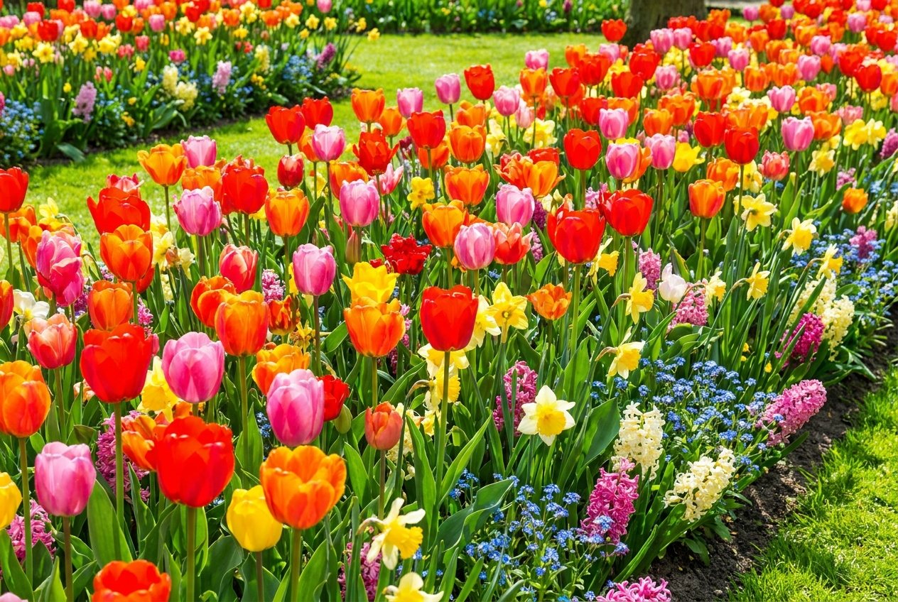 Kleurrijke tuin