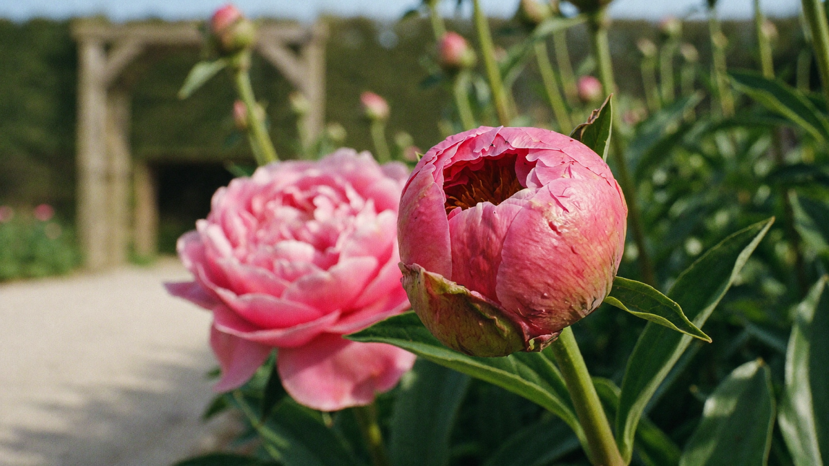 Peony roots