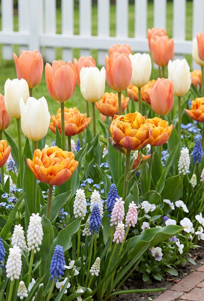 Kleurrijke tuin — Vrolijk Voorjaar