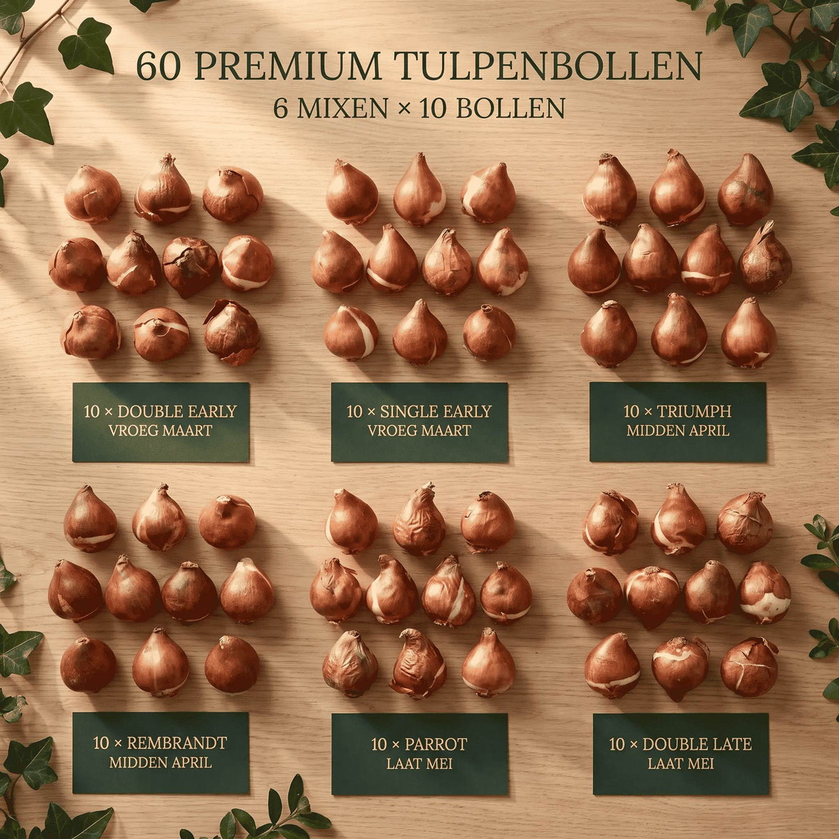 Tulpenmix 3 maanden bloei - composite