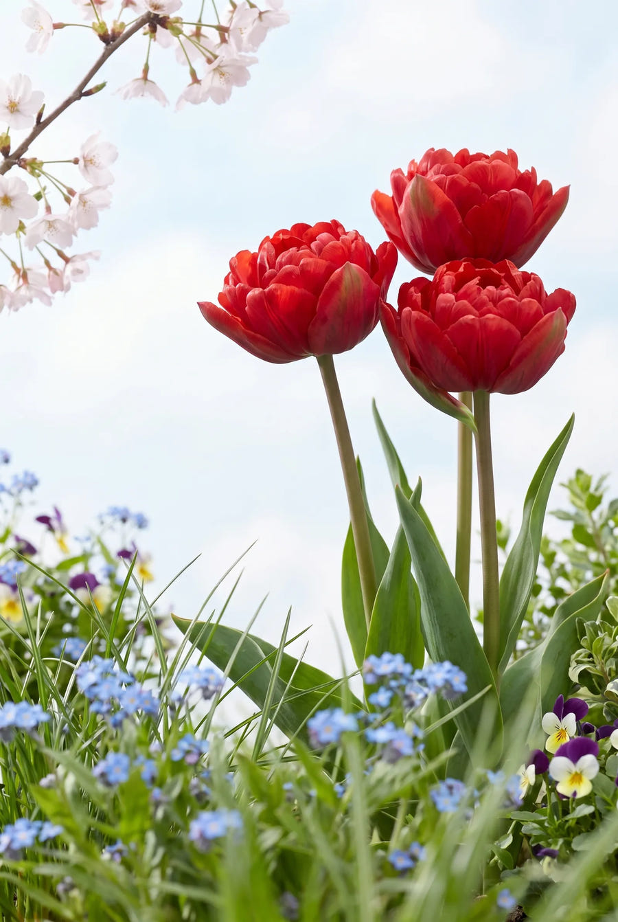 Tulipa Abba — in de tuin