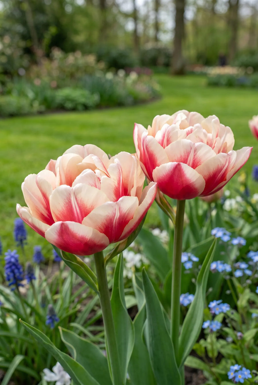Tulipa Columbus — close-up van de bloem