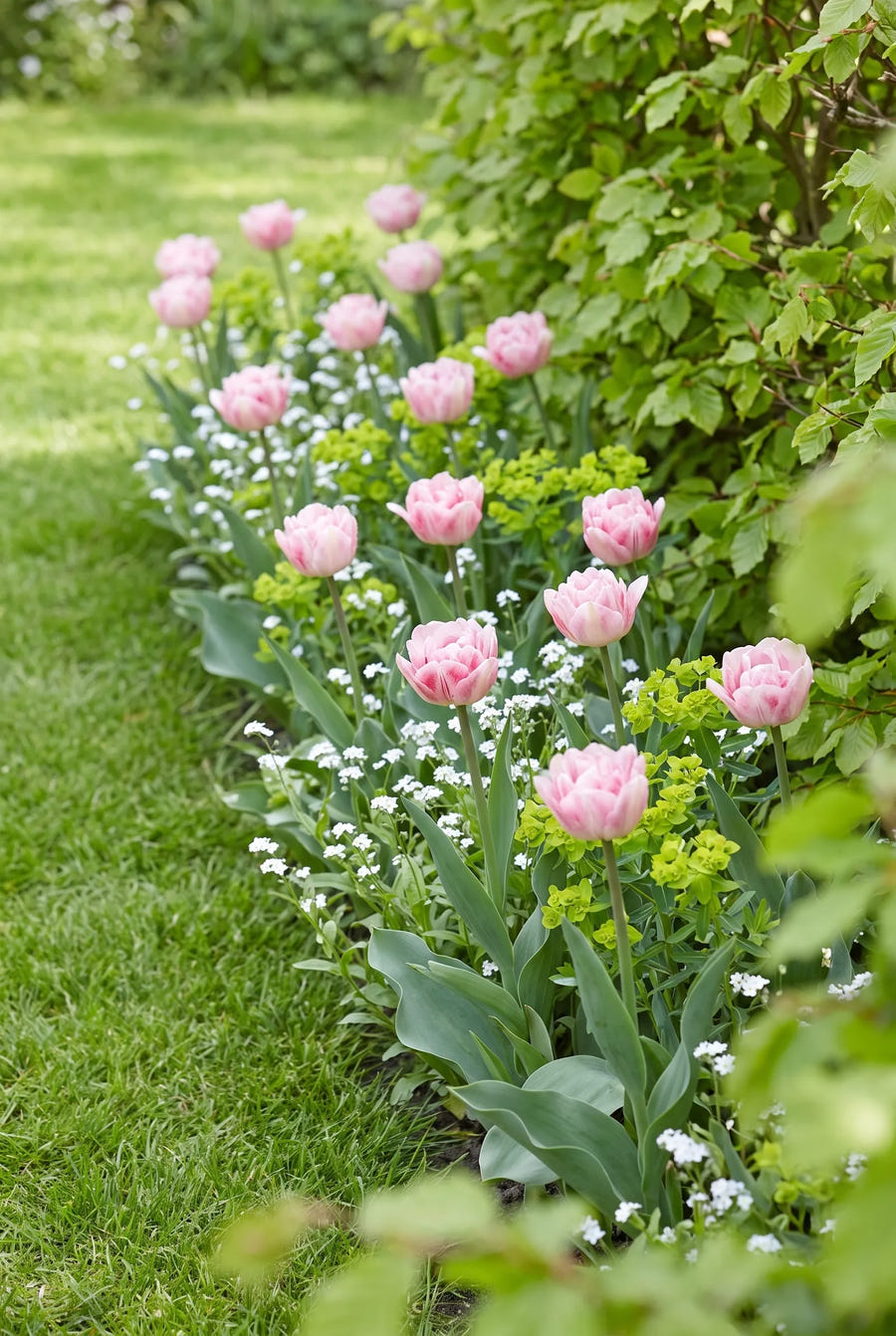 Tulipa Foxtrot — groep in de tuinborder