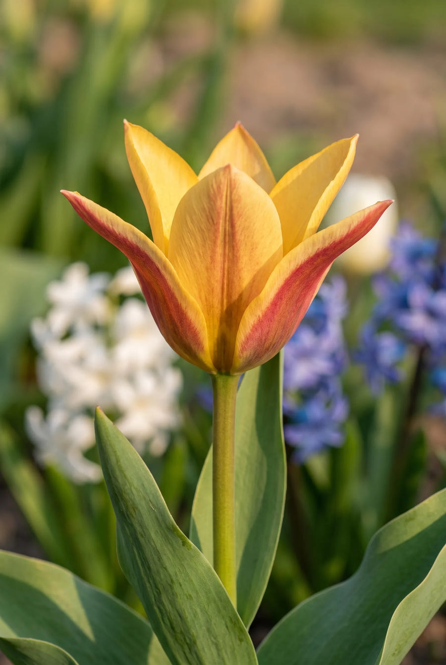 Tulipa Buttercup — close-up van de bloem