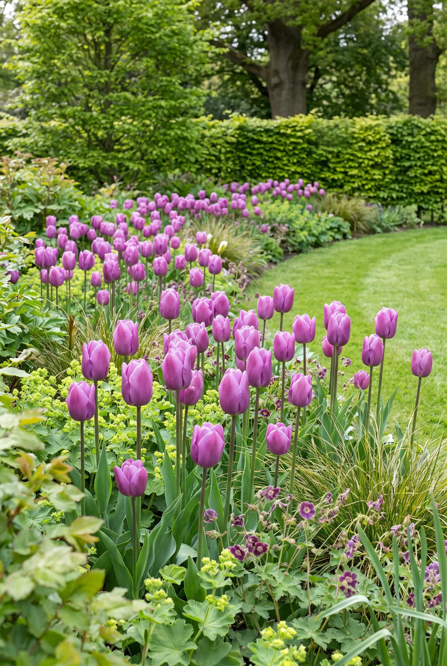 Tulipa Blue Beauty — in de tuin