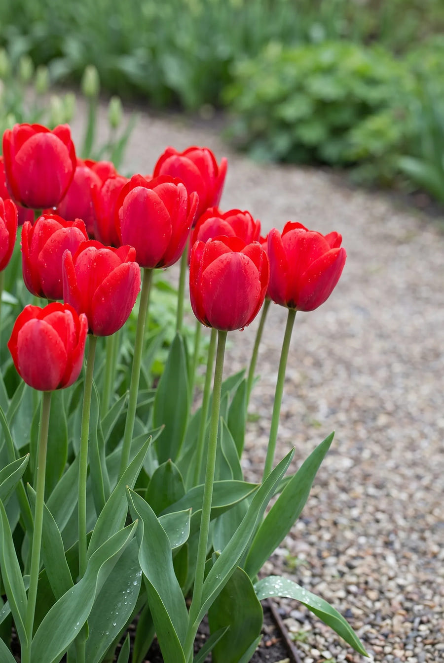 Tulipa Seadov — in de border