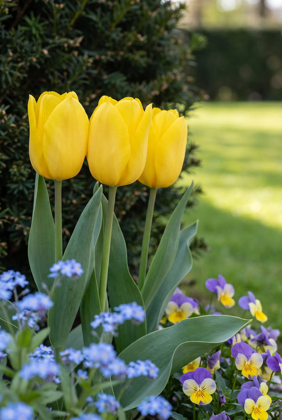 Tulipa Strong Gold — close-up van de bloem