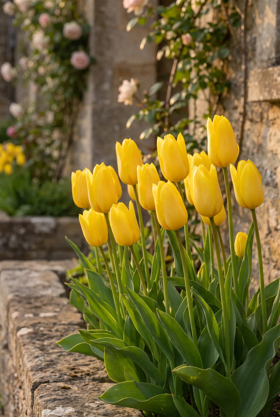 Tulipa Candela — in de border