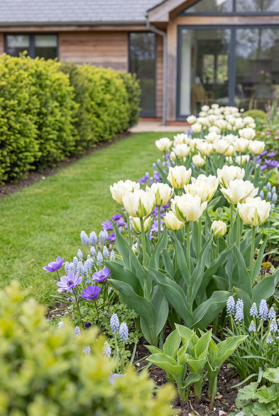 Tulipa Exotic Emperor — in de border