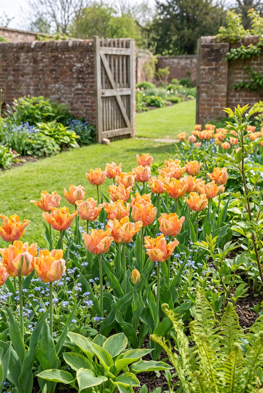 Tulipa Amazing Parrot — in de border