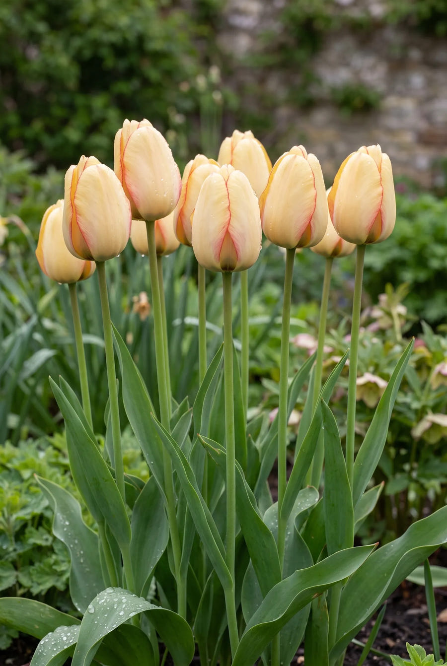 Tulipa Beauty of Spring — in de border