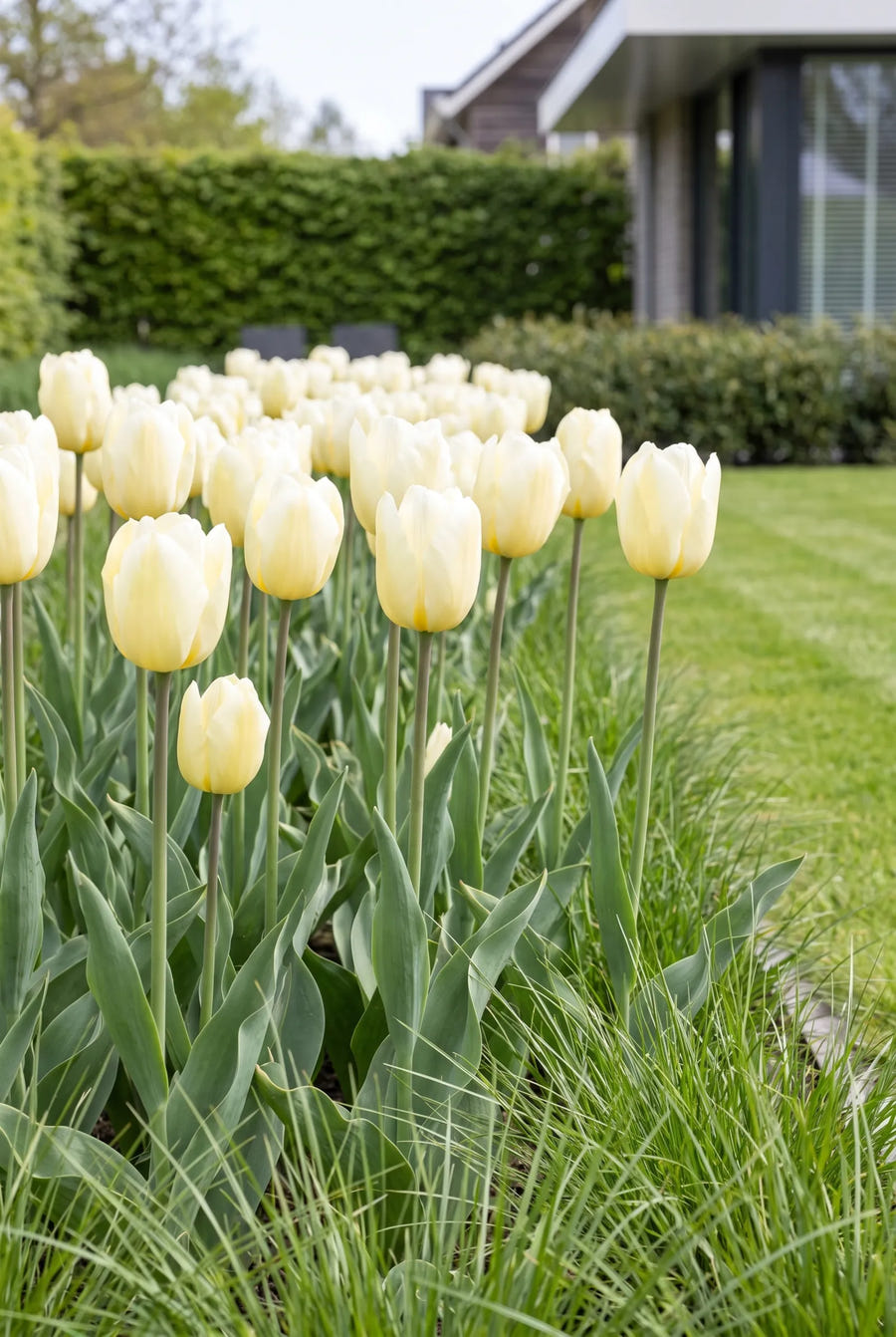 Tulipa City of Vancouver in de tuin