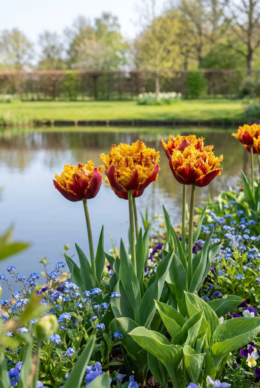 Tulipa Bastia — in de border