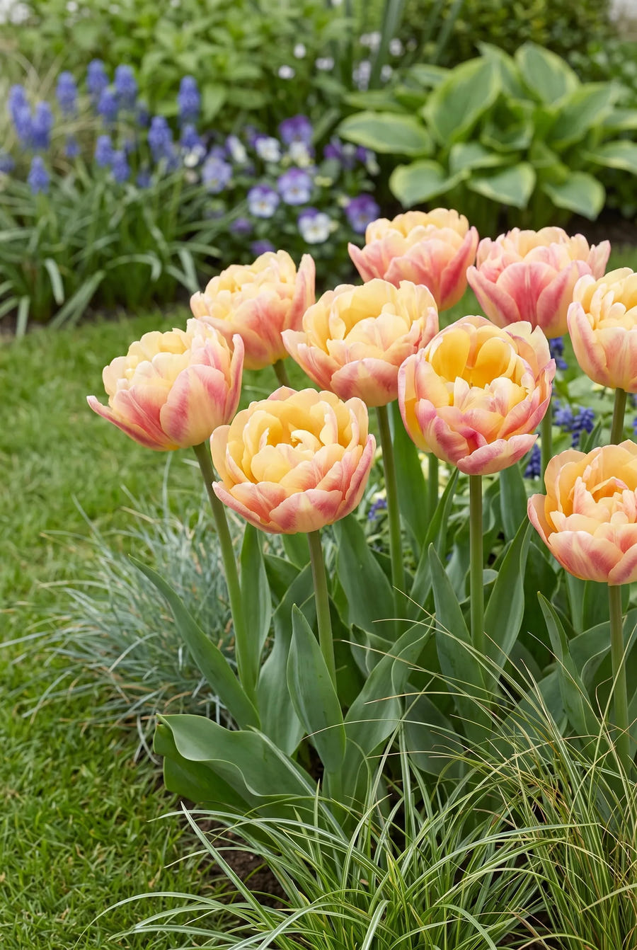 Tulipa Creme Upstar — in de border