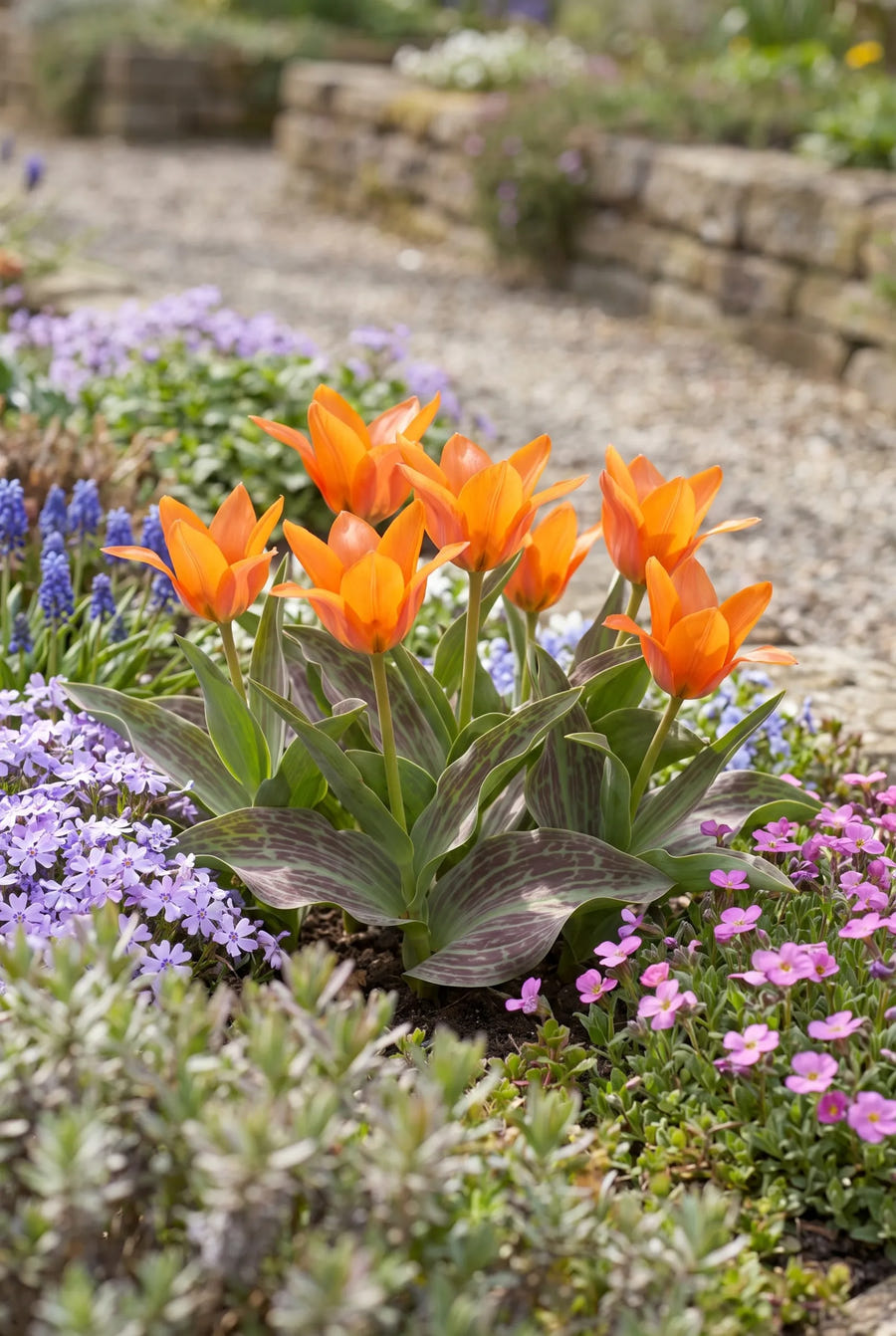 Tulipa Orange Toronto — in de tuin