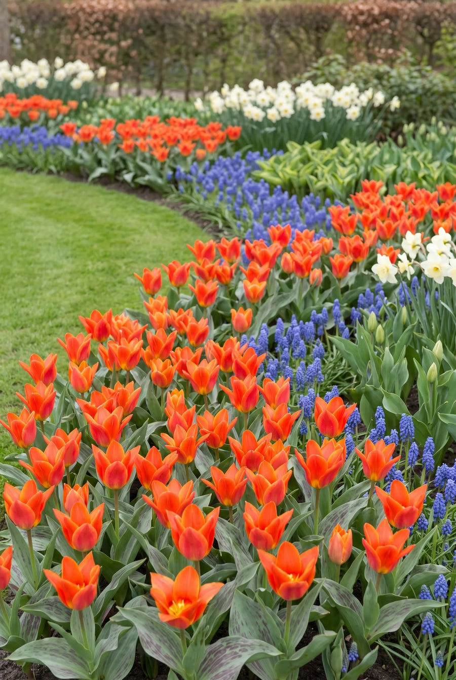 Tulipa Toronto — groep in de tuinborder