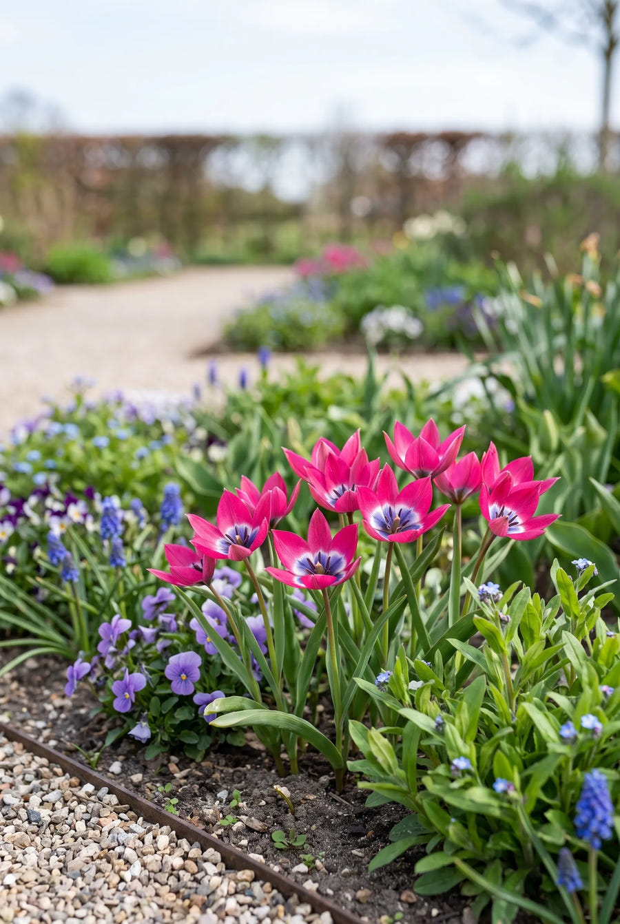 Tulipa Little Beauty — in de tuin