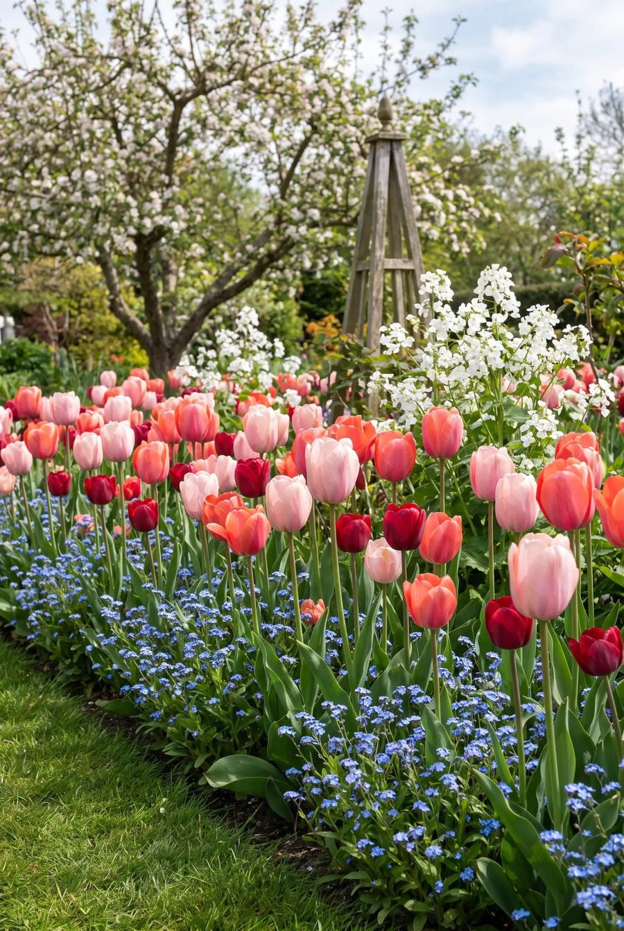 Tulipa Flower Parade — groep in de tuinborder