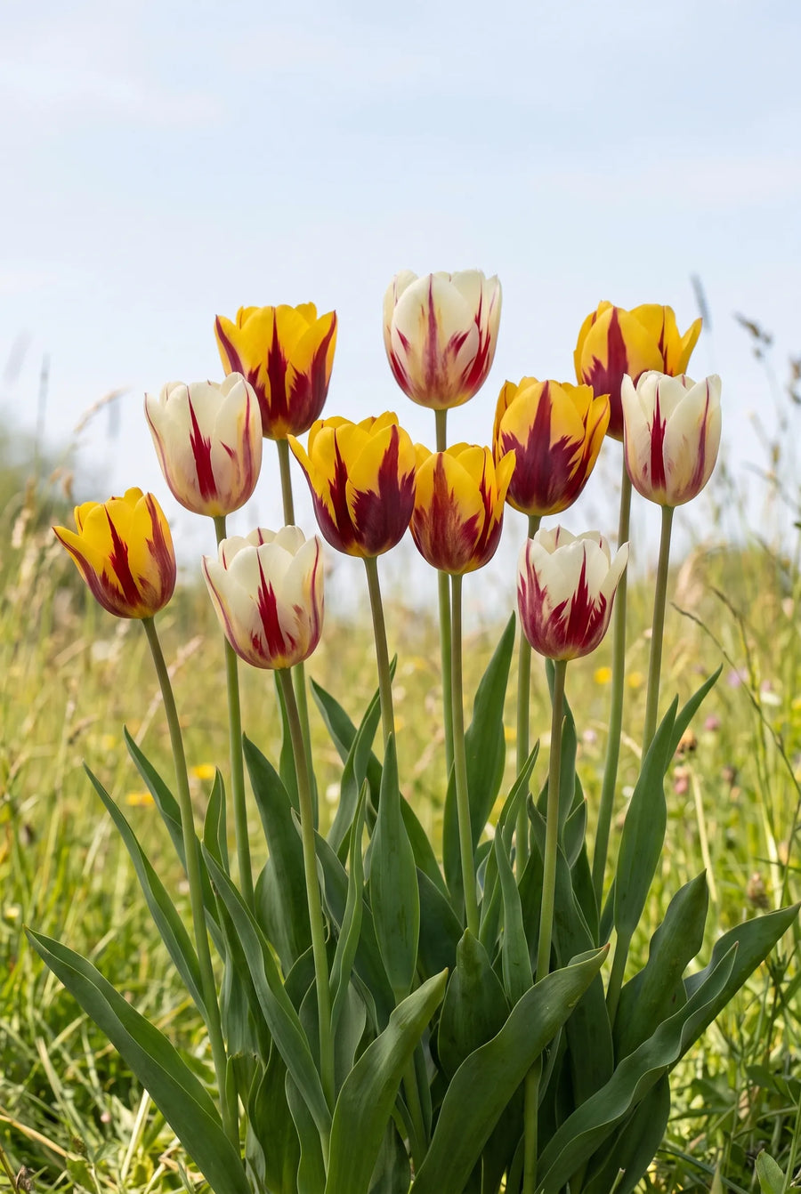 Tulipa Vermeer — in de tuin