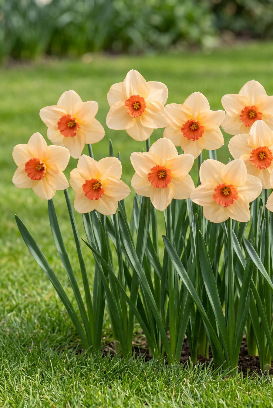 Narcissus Altruist — groep in de tuinborder