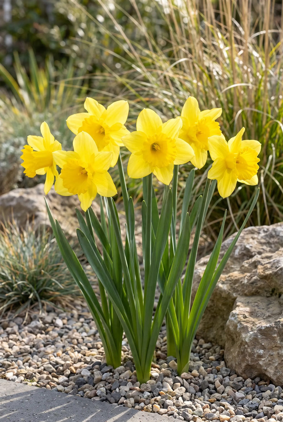 Narcissus Carlton — in de border