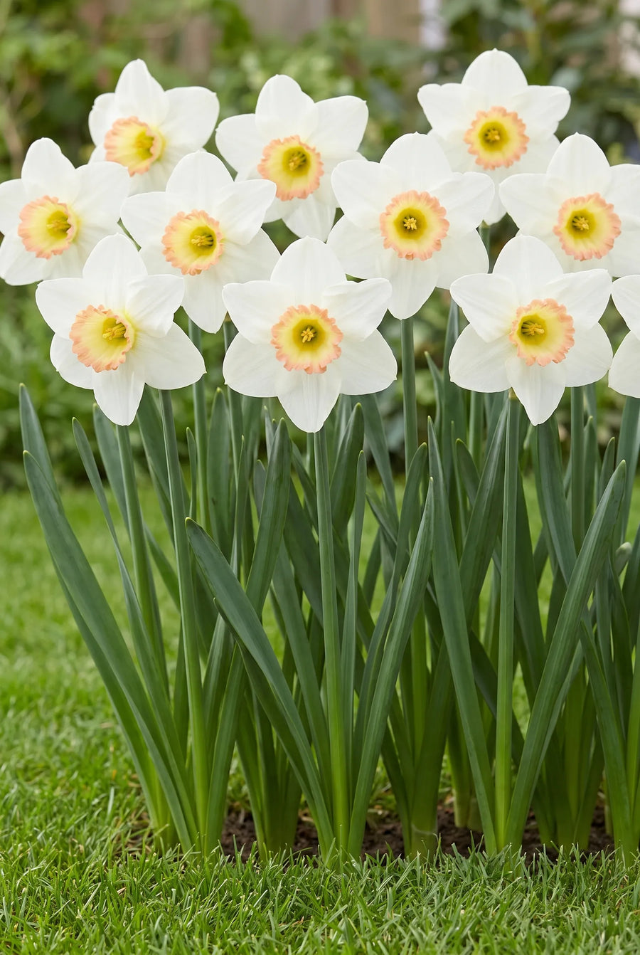 Narcissus High Society — groep in de tuinborder
