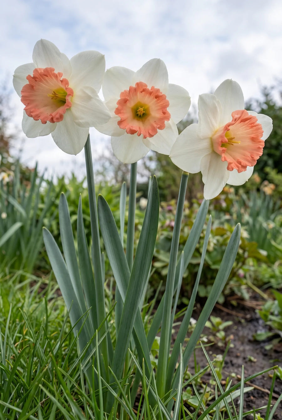 Narcissus Pink Charm — in de tuin