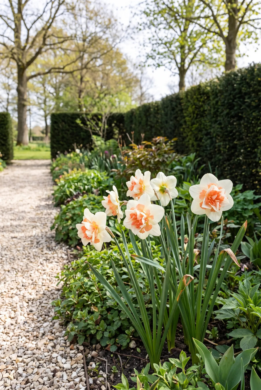 Narcissus Replete — in de tuin