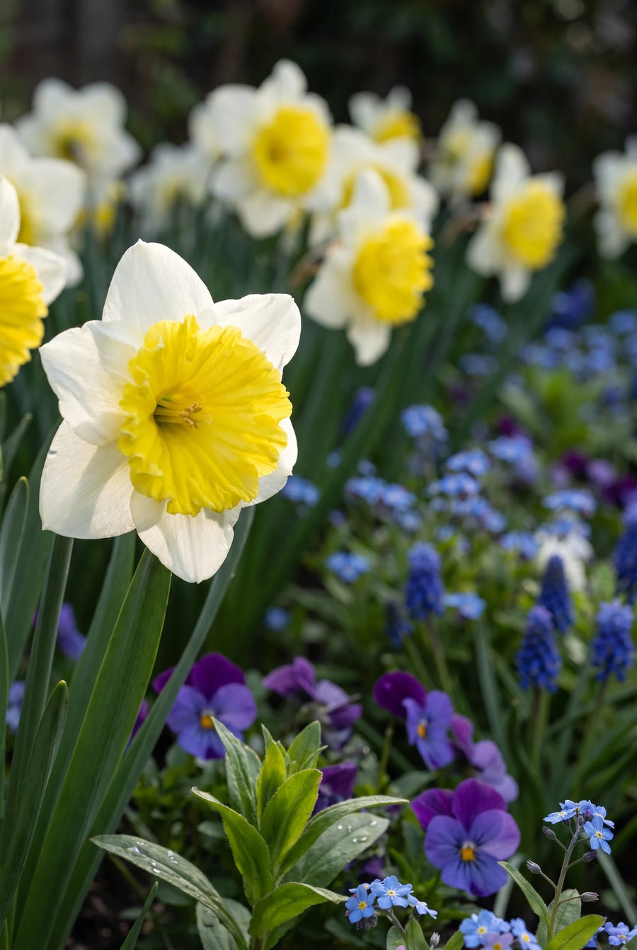 Narcissus Printal — close-up van de bloem