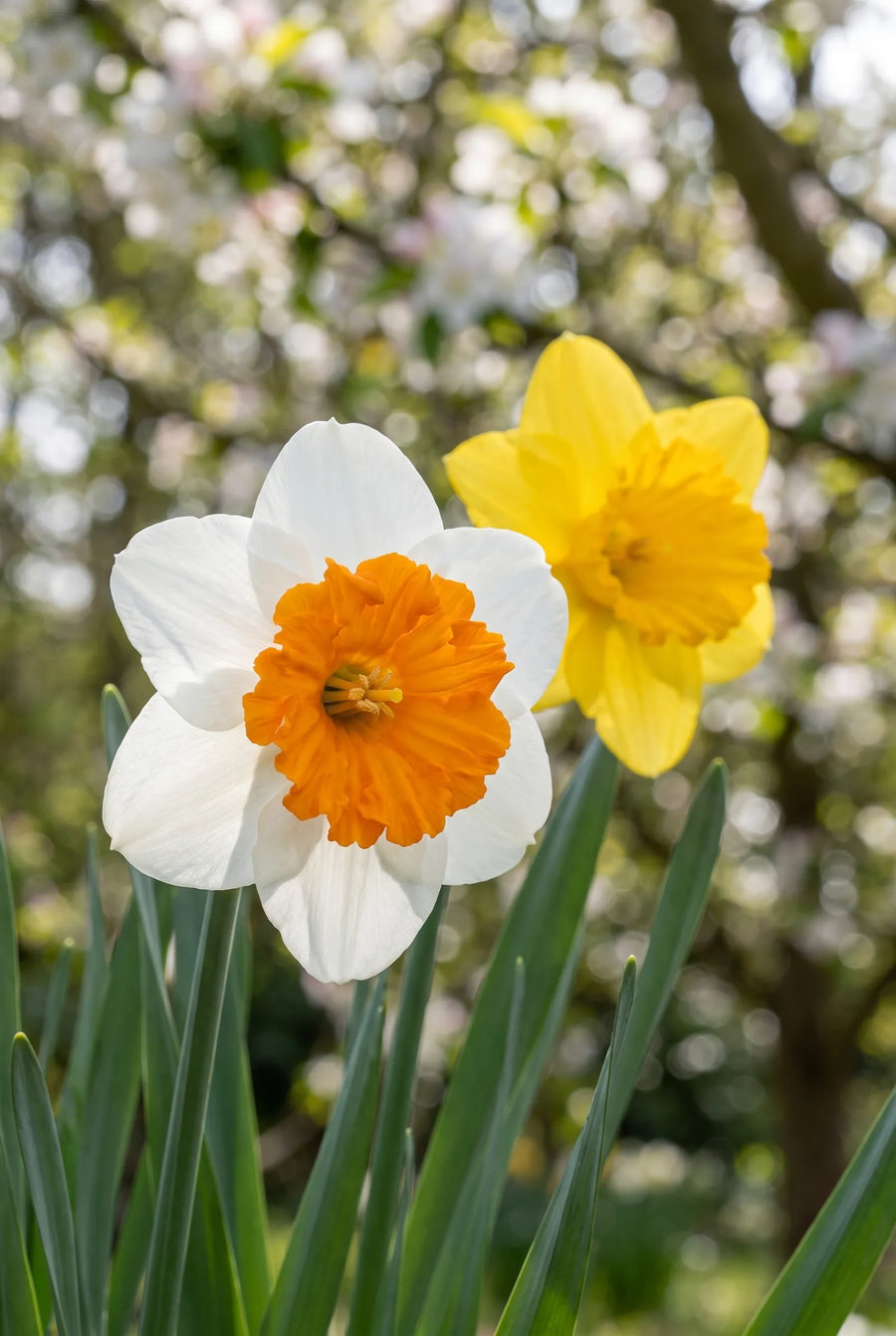 Narcissus Split Corona Mixed — close-up van de bloem