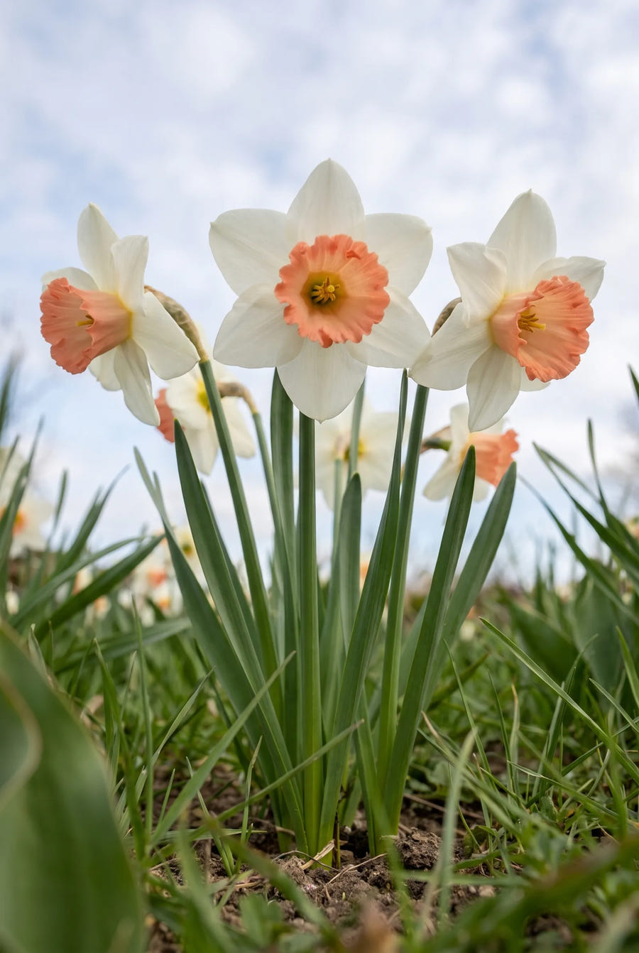 Narcissus Iwona — in de tuin