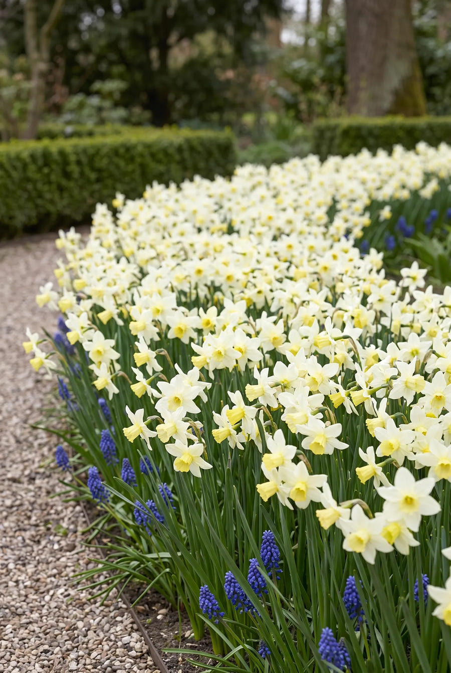 Narcissus Sailboat — groep in de tuinborder
