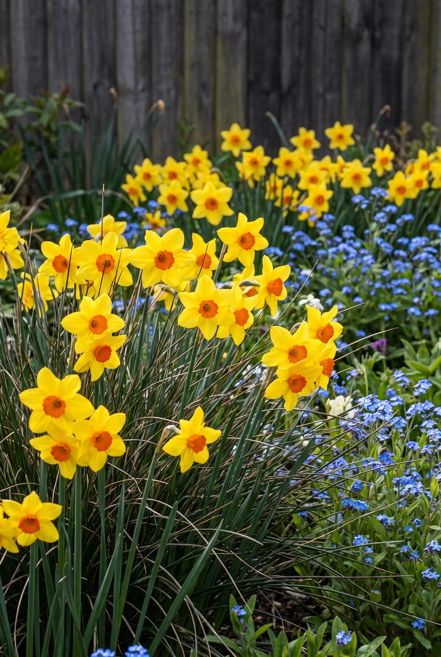 Narcissus Suzy — in de border
