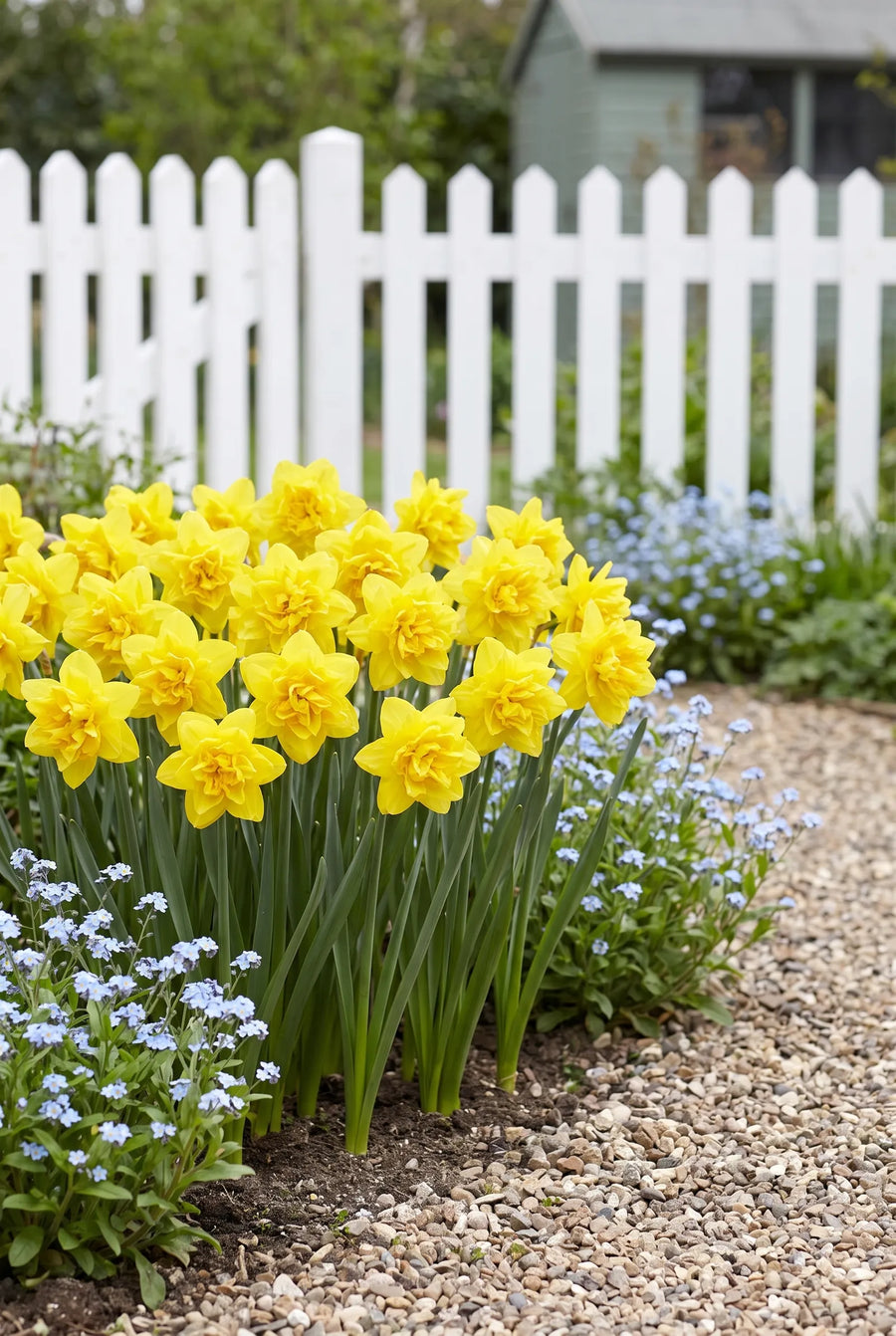 Narcissus Tete de Luxe — in de border