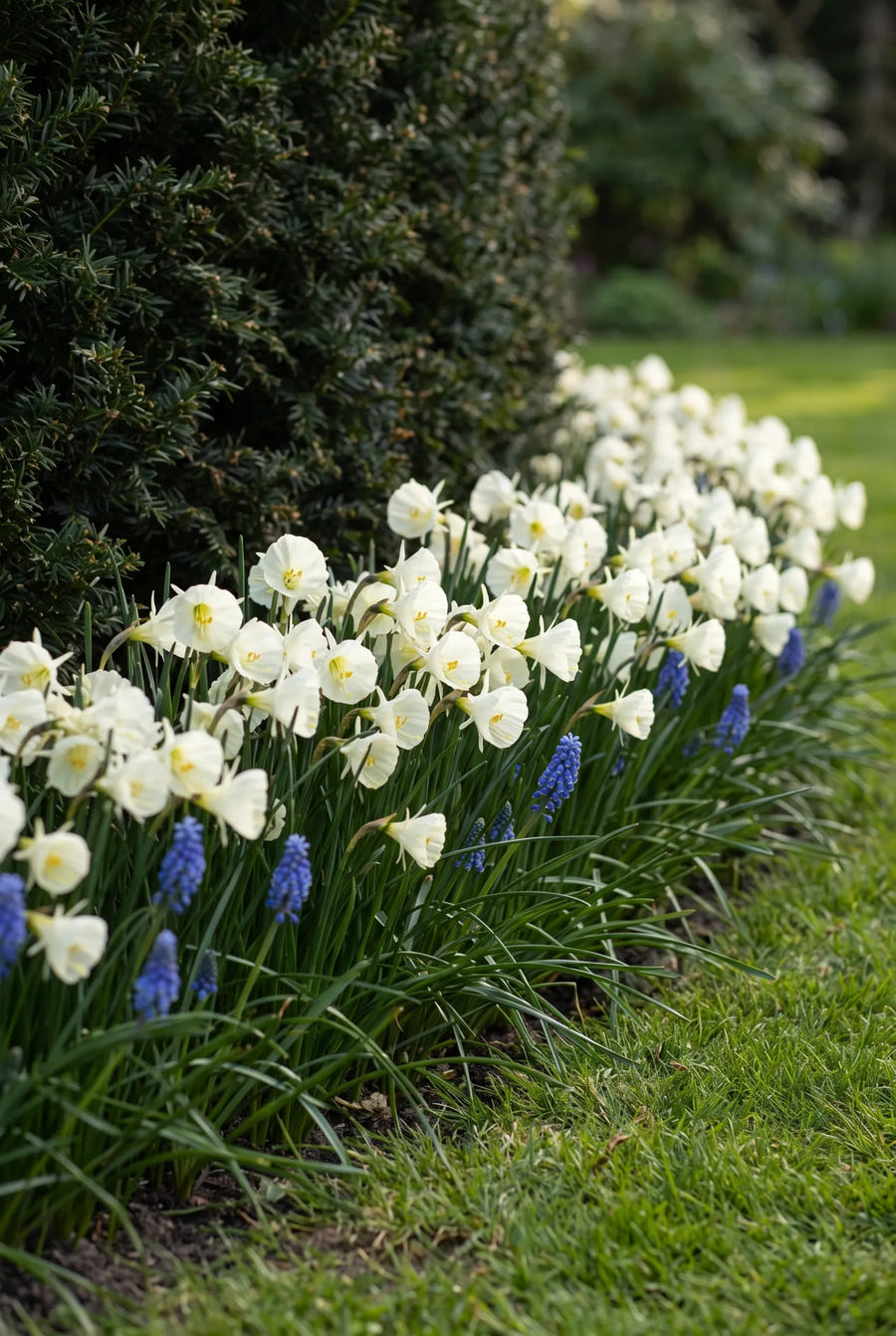 Narcissus White Petticoat — in de border