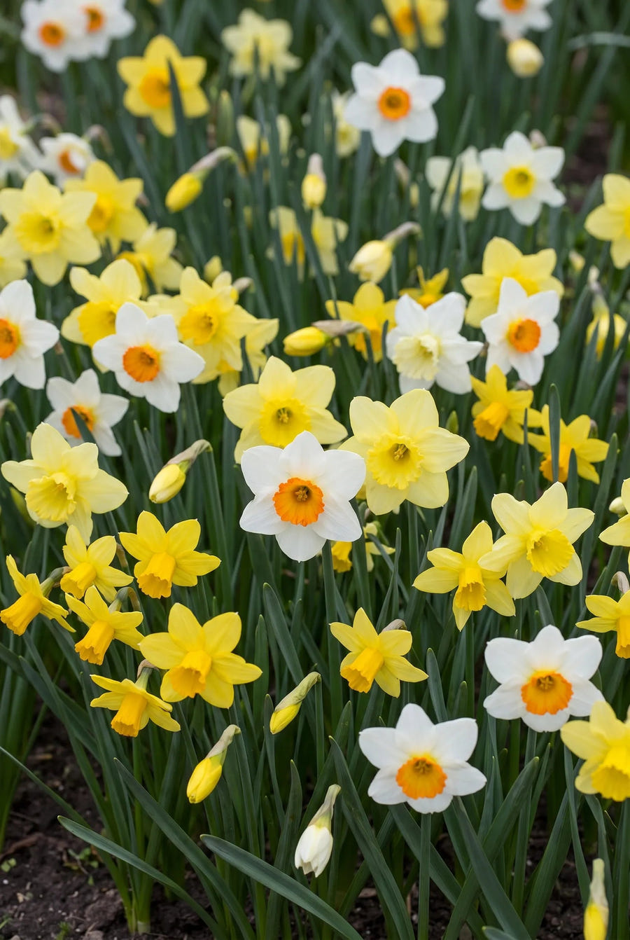 Narcissus Botanical Mixed — in de tuin
