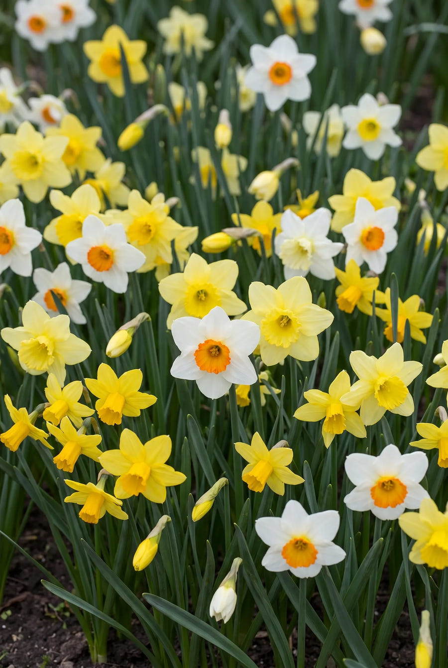 Narcissus Botanical Mixed — in de tuin