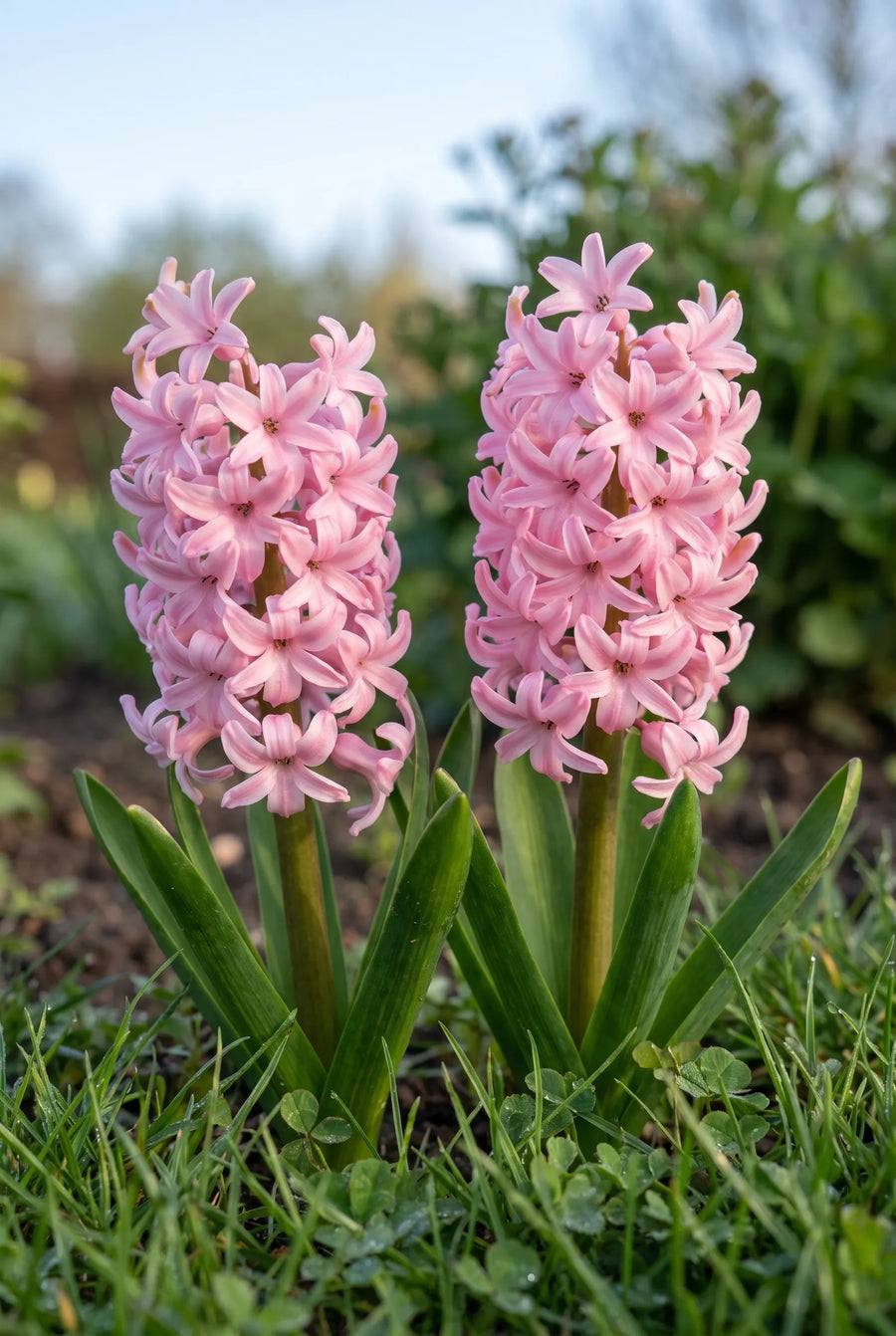 Hyacinthus Fondant — in de tuin