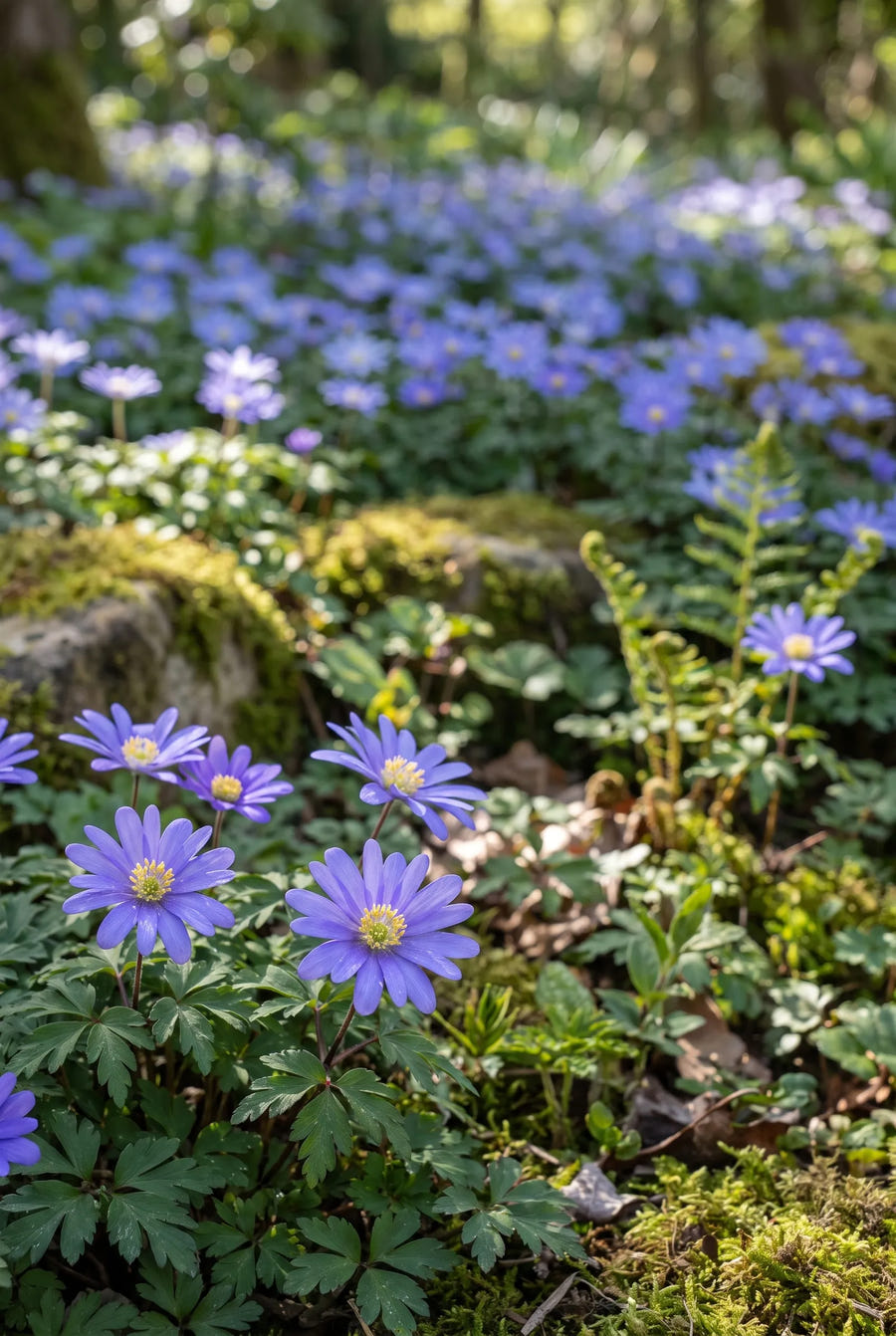 Anemone Blue Shades — in de tuin