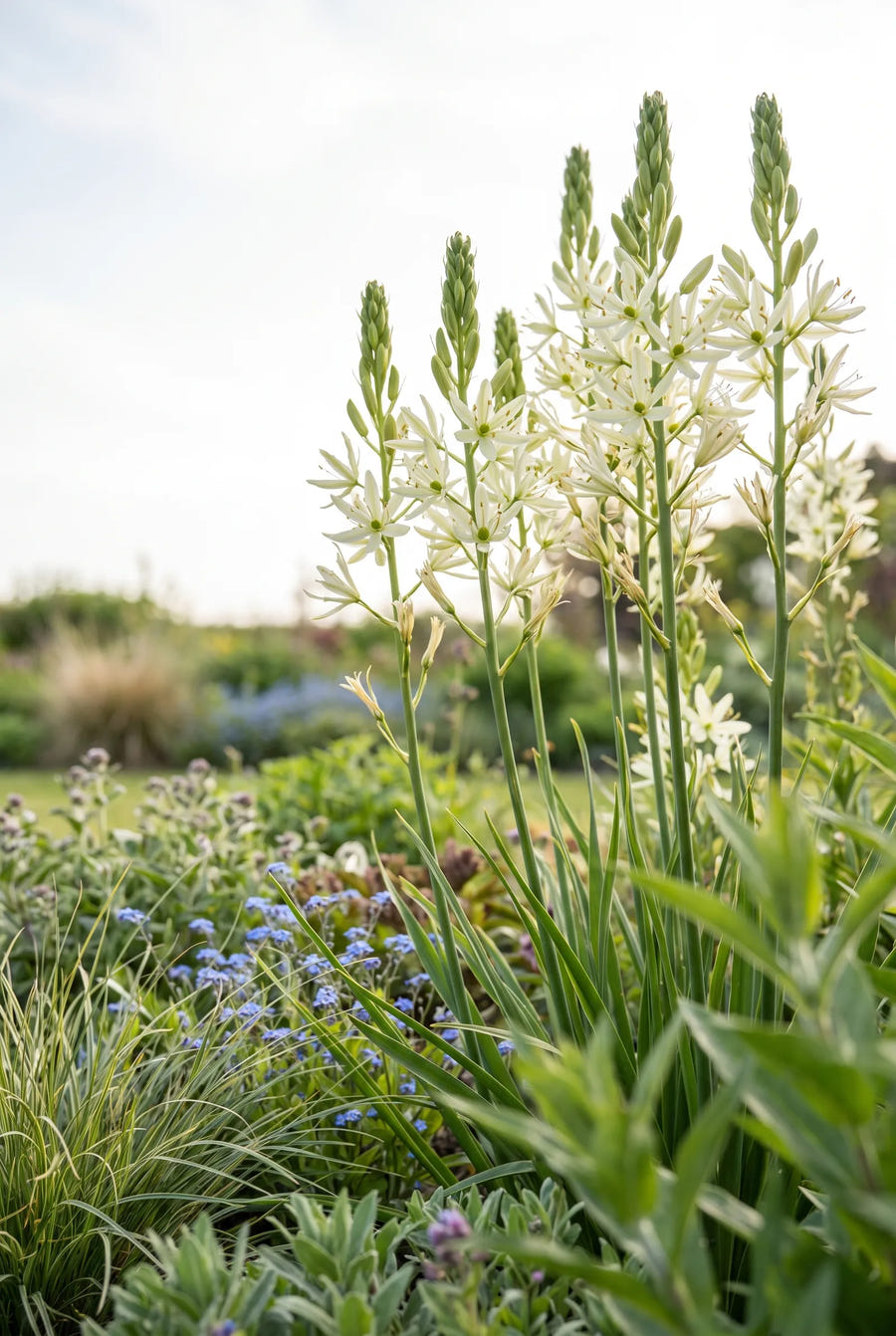Camassia Leichtlinii Alba — in de tuin