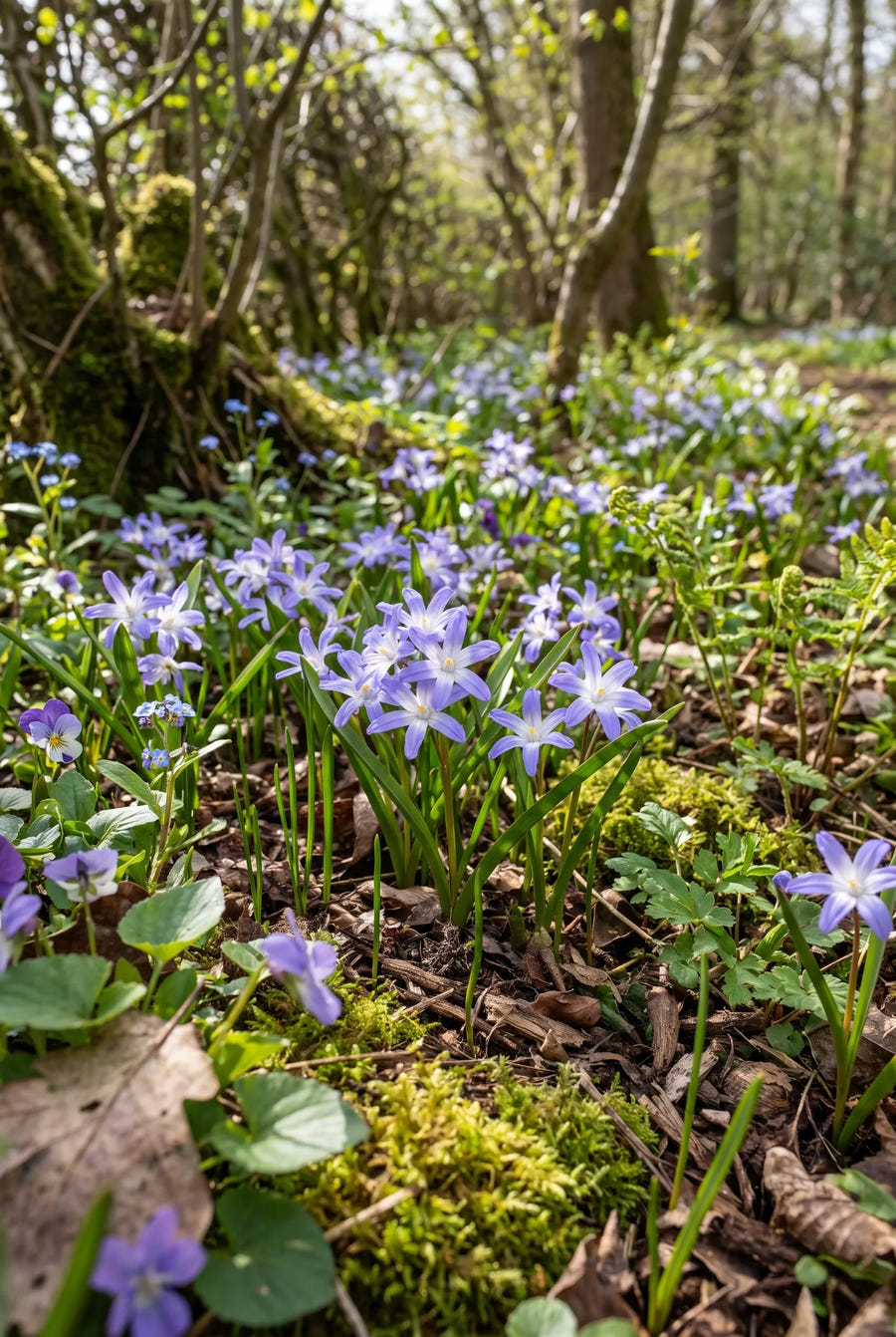 Chionodoxa Luciliae — in de tuin