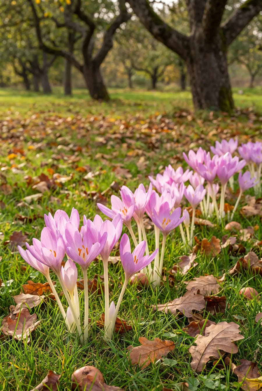 Colchicum Giant — in de tuin