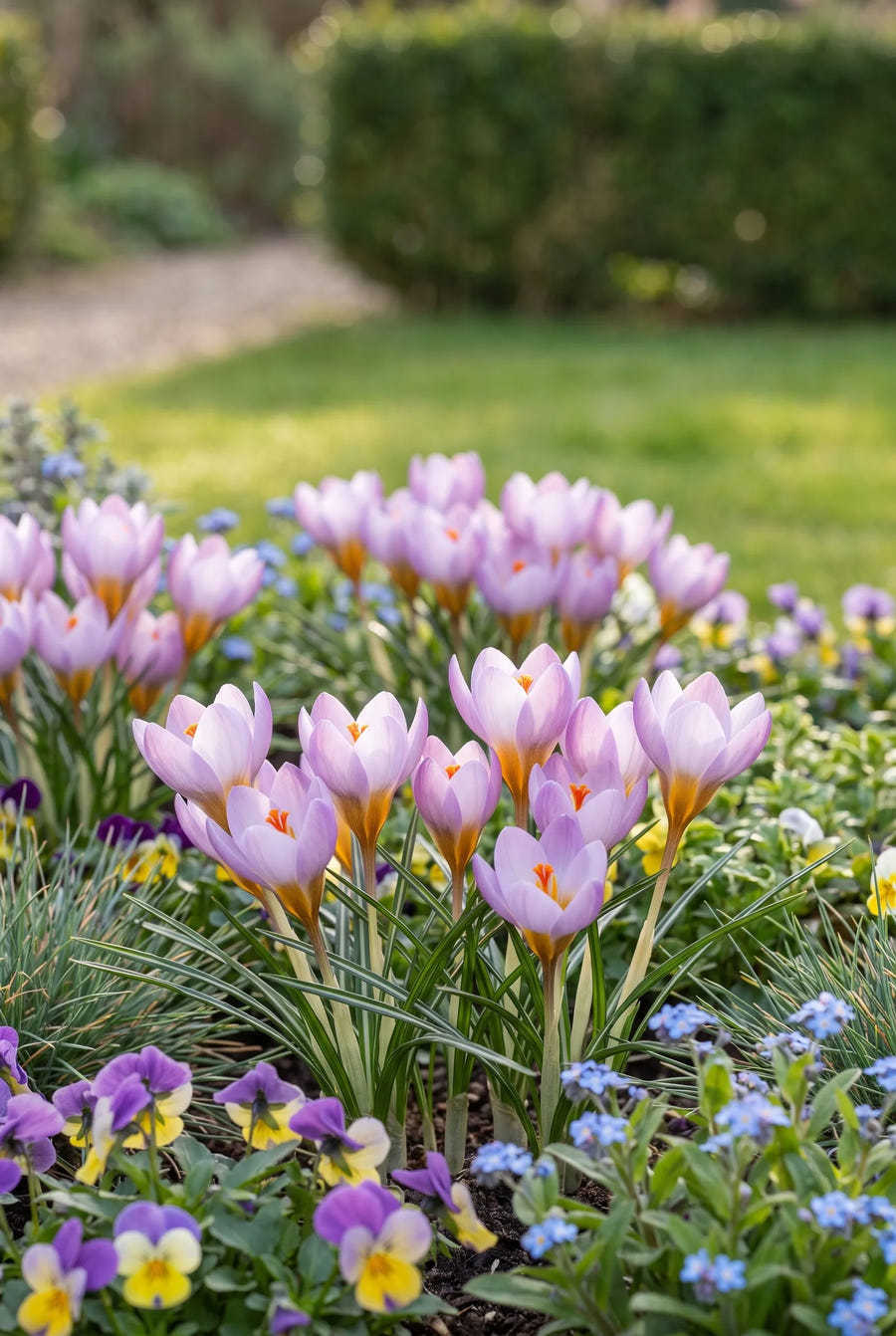 Crocus Firefly — in de border