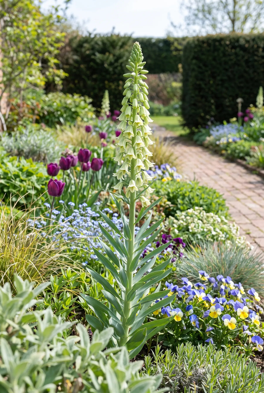 Fritillaria Ivory Bells — in de border