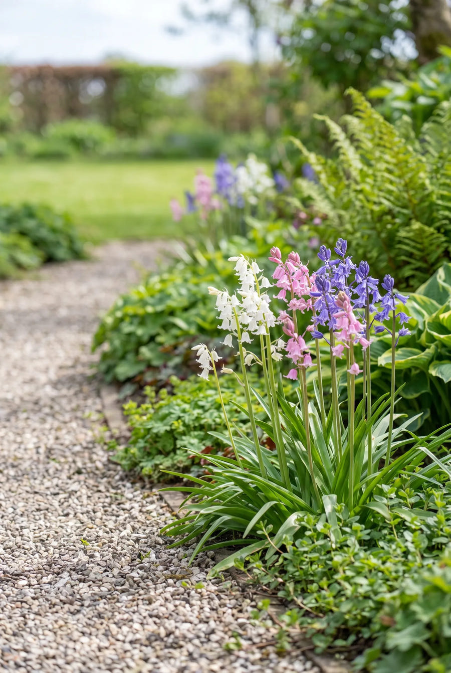Hyacinthoides Mixed — in de tuin