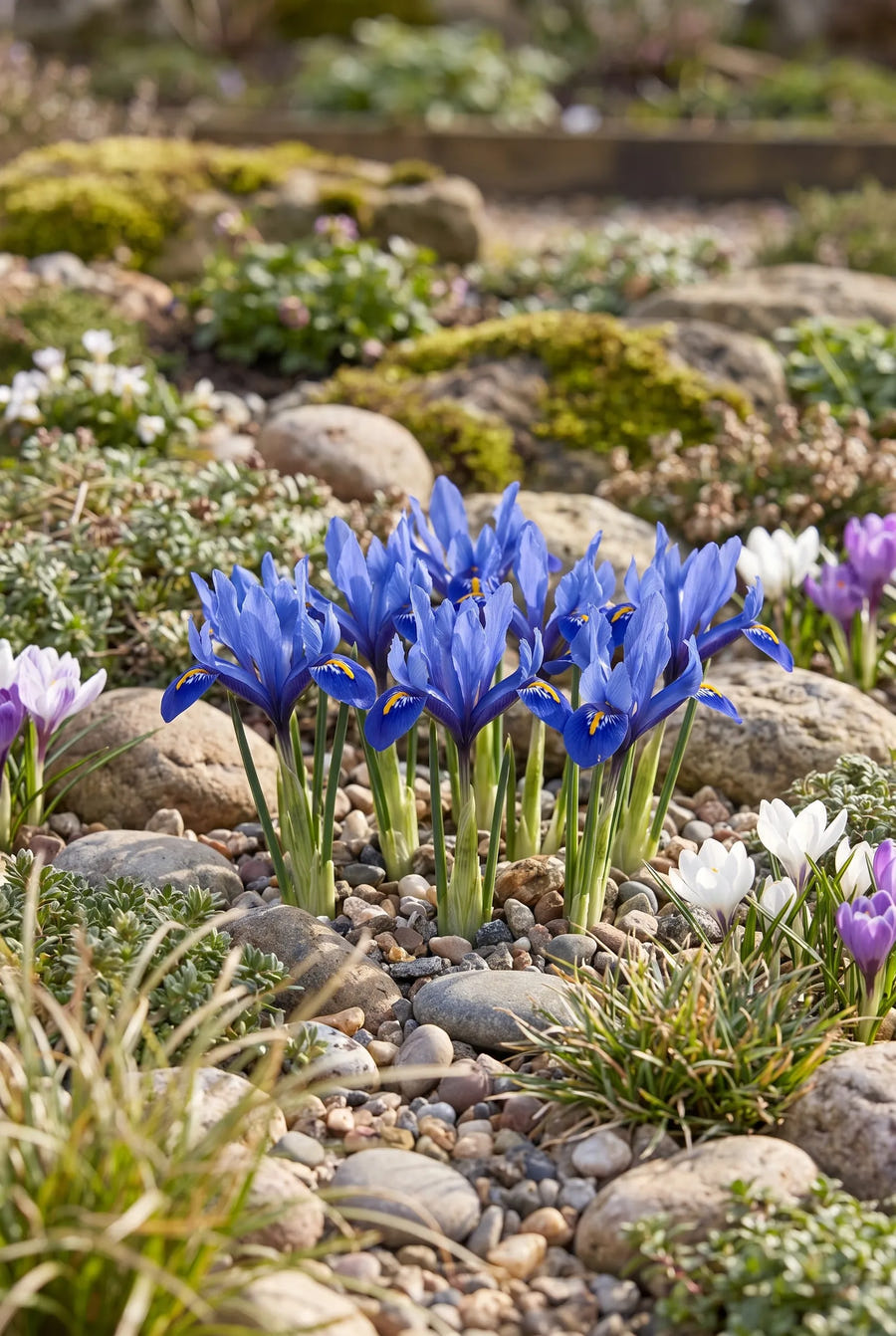 Iris Blue — in de border
