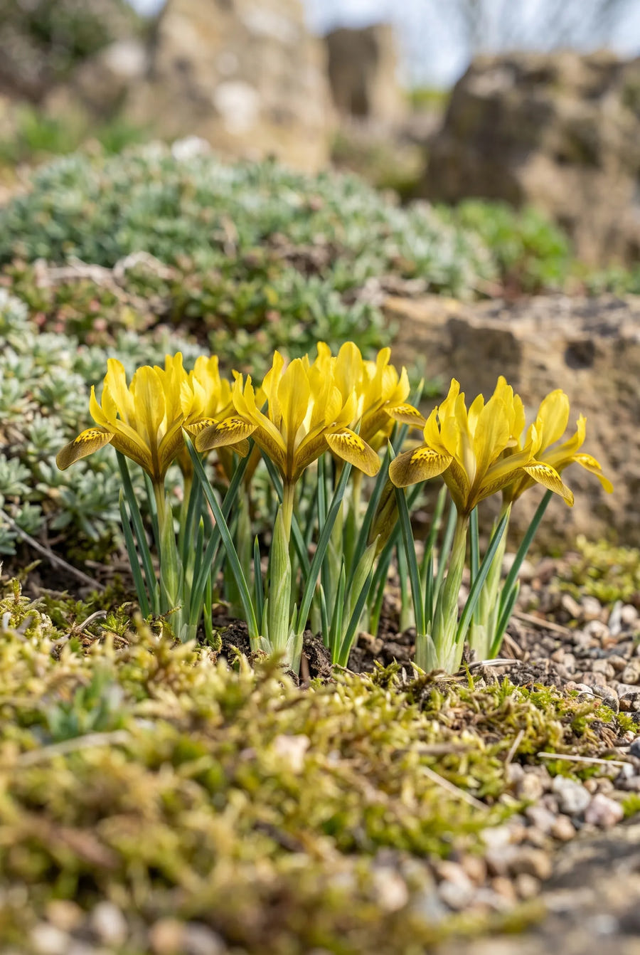 Iris Danfordiae — in de tuin
