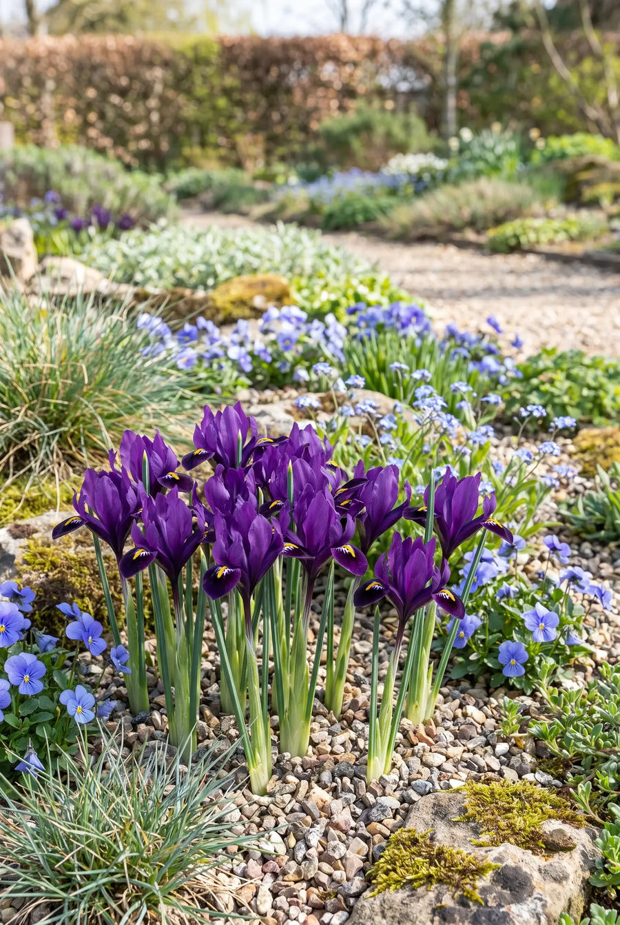 Iris Purple Hill — in de border