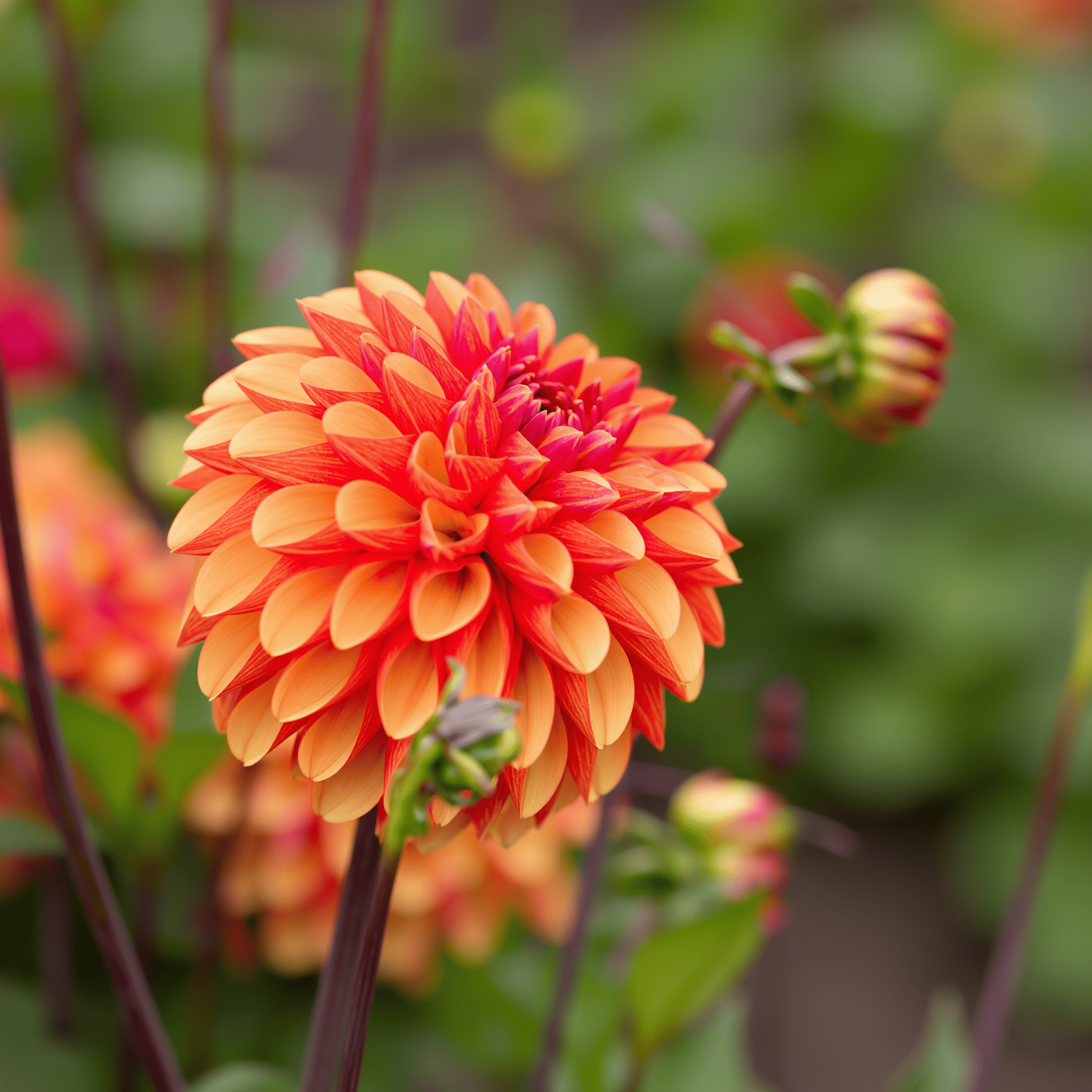 Dahlia American Sunset