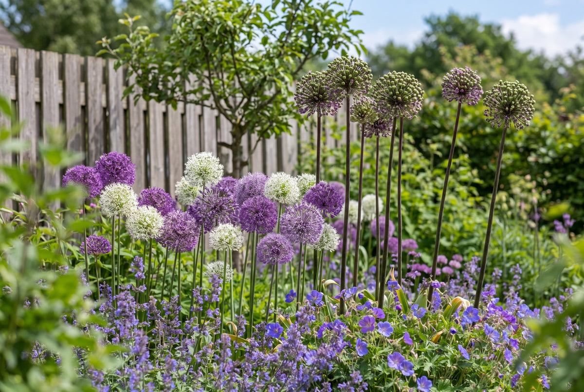 Bijvriendelijke tuin Vlindertuin — alle soorten samen in bloei
